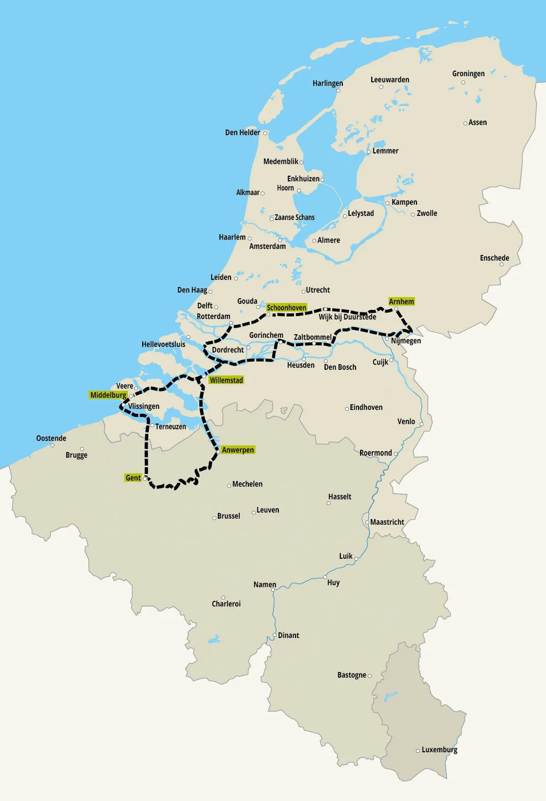 6-daagse cruise België met Mps Salvinia – afbeelding 3
