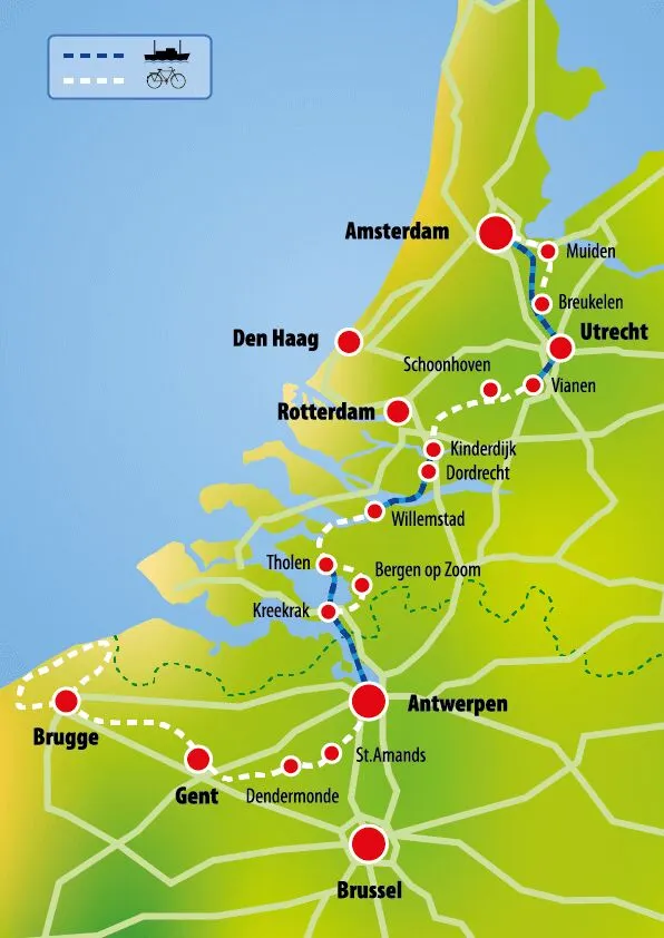 8-daagse cruise België met onbekend cruiseschip – afbeelding 3